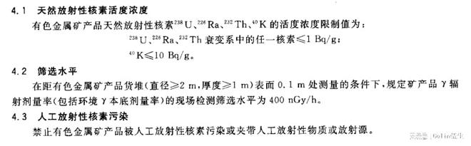 火狐电竞钒矿进口报关清关代理公司有毒有害重金属元素和放射性限制要求(图3)